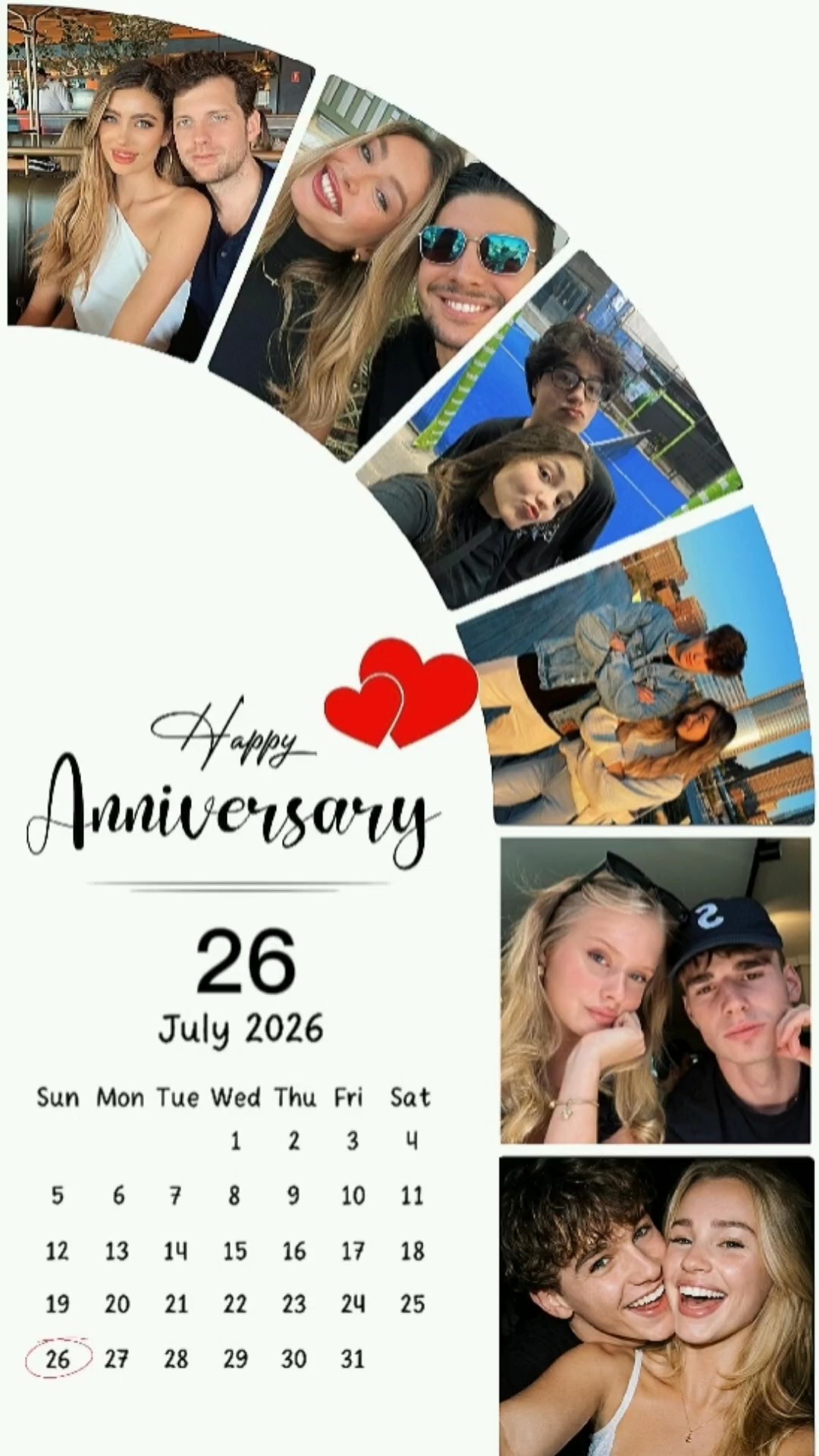 anniversary 26 july