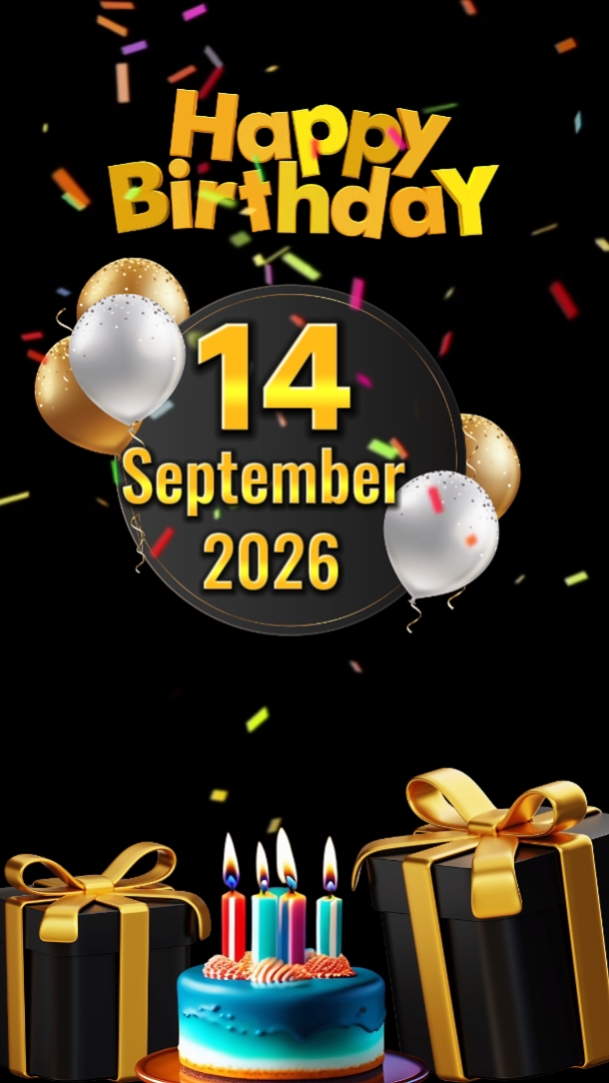 hbd 14 September 