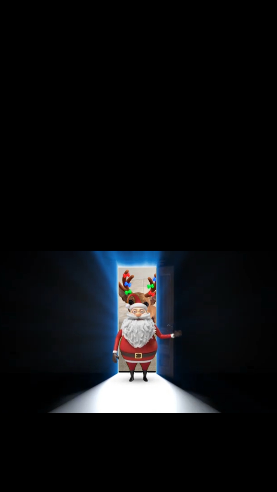 Santa abre la puerta