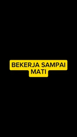 Bekerja Sampai Mati