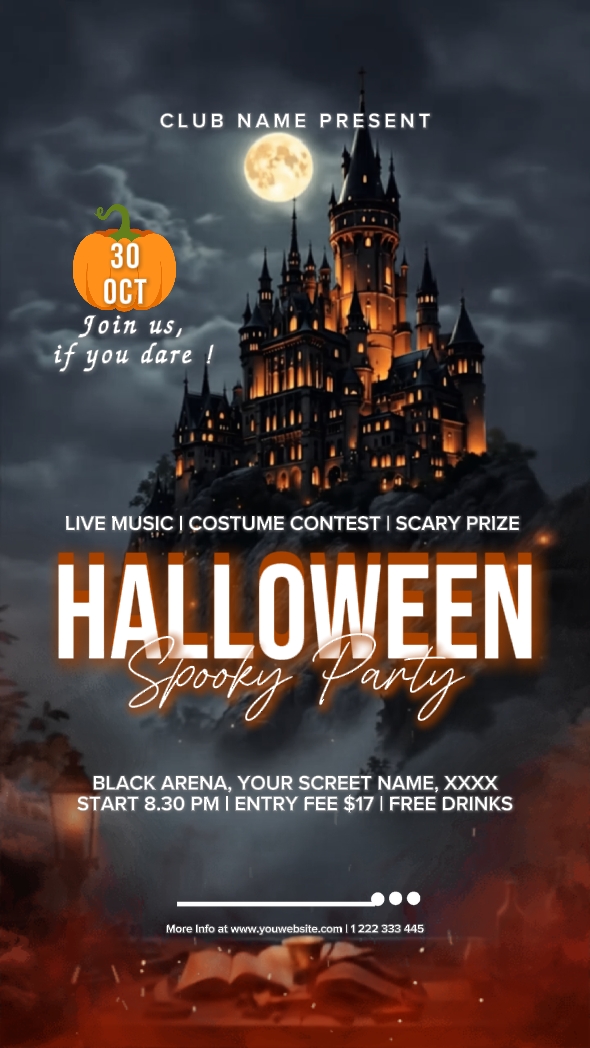 Convite de Halloween