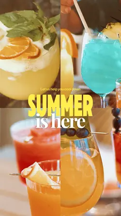 Summer drink menu 