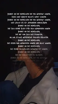 Danke euch fürNICHTS