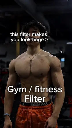 Gym gains filter 🤘🏼🔥
