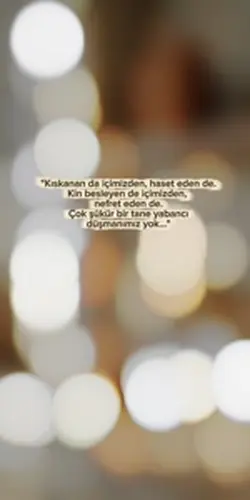 Kıskanan da içimizde