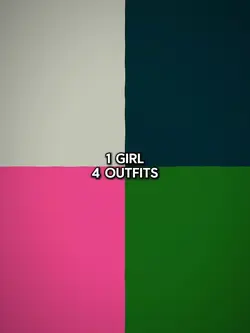 1 girl 4 outfits 