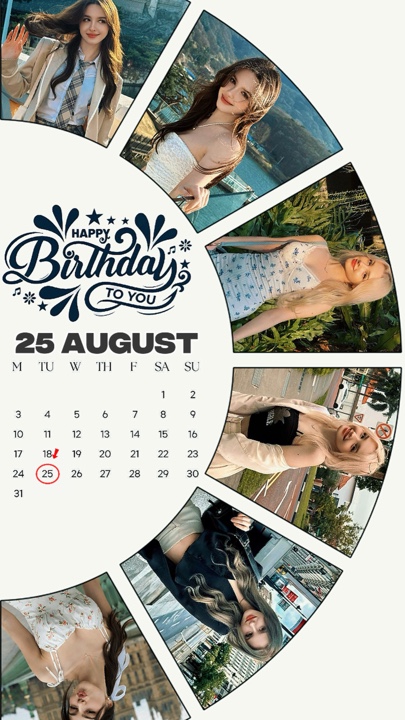 Birthday 25 August