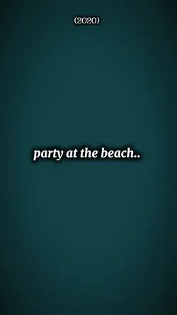party at the beach