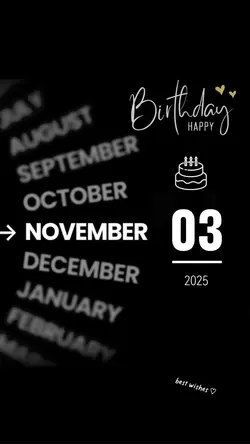 hbd 03 November 2025
