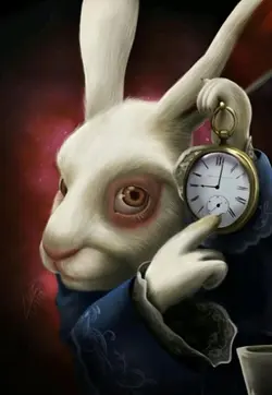 white bunny
