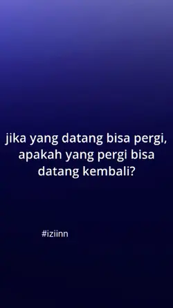 Jika yg datang bisa