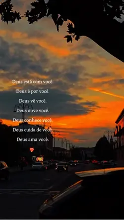 Deus é com você..❤️‍🔥
