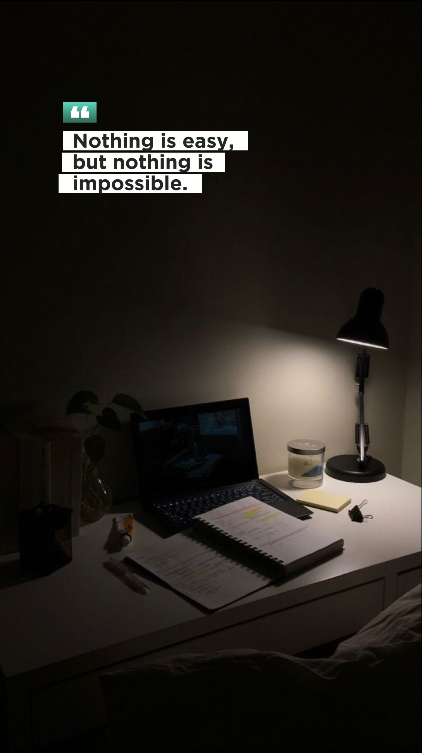 Nothing is easy