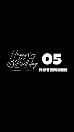 HBD 05 NOVEMBER 2025