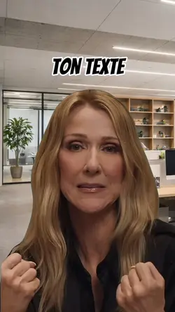 Céline Dion contente