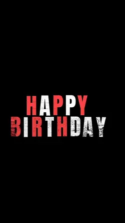 Happy birthday >