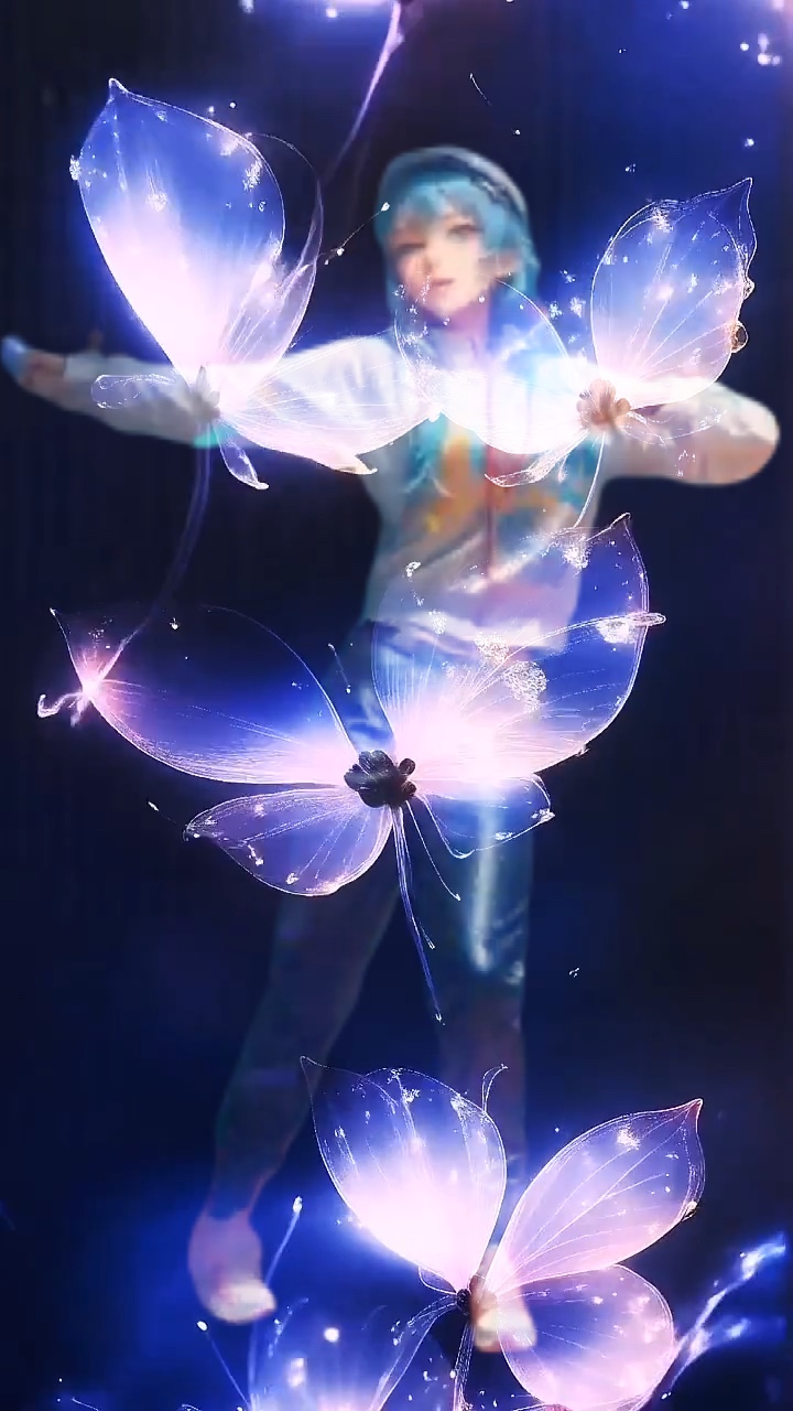 Pétalos bailando 