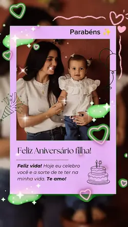 Parabéns Filha