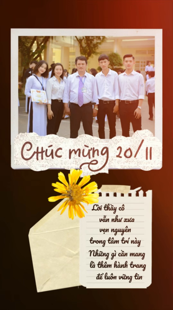 Chúc mừng 20/11 🌼