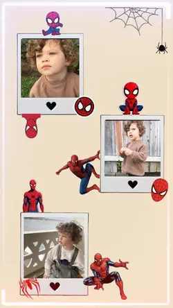Template/homem aranh