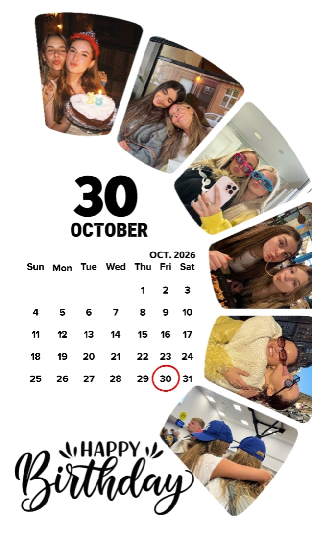 ANNIVERSAIRE 30 OCTOBRE