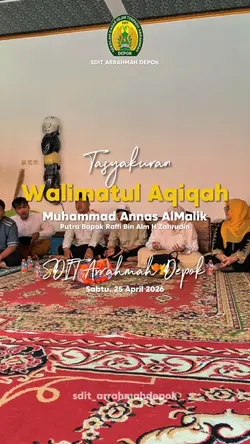 tasyakuran aqiqah