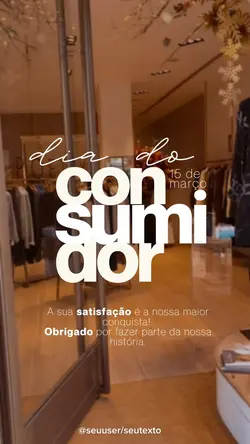 Dia do consumidor