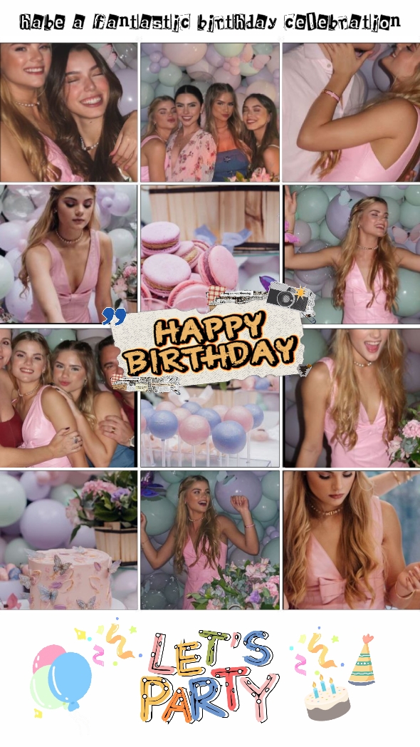 Despejo de festa de aniversário