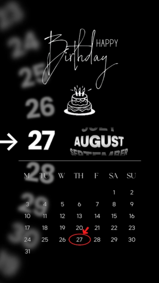 HBD 27 AOÛT