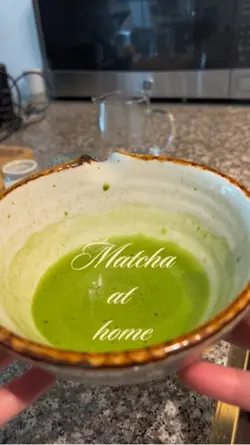 Matcha at home🍵🤍