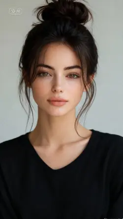 Messy Bun hair 