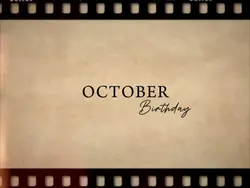 October birthday