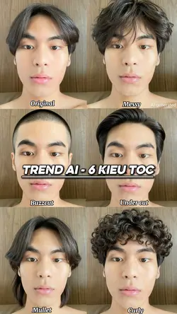Trend AI 6 kiểu tóc