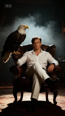 mafia bos with eagle