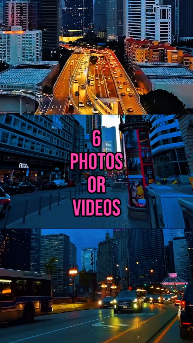 6 clips videos