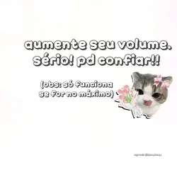aumente o volume