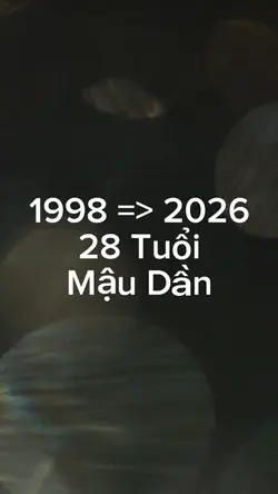 Trend năm sinh 1998