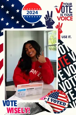 I voted