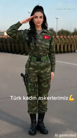 Türk kadın askeri