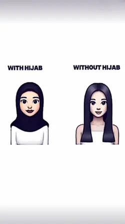 hijab vs no hijab