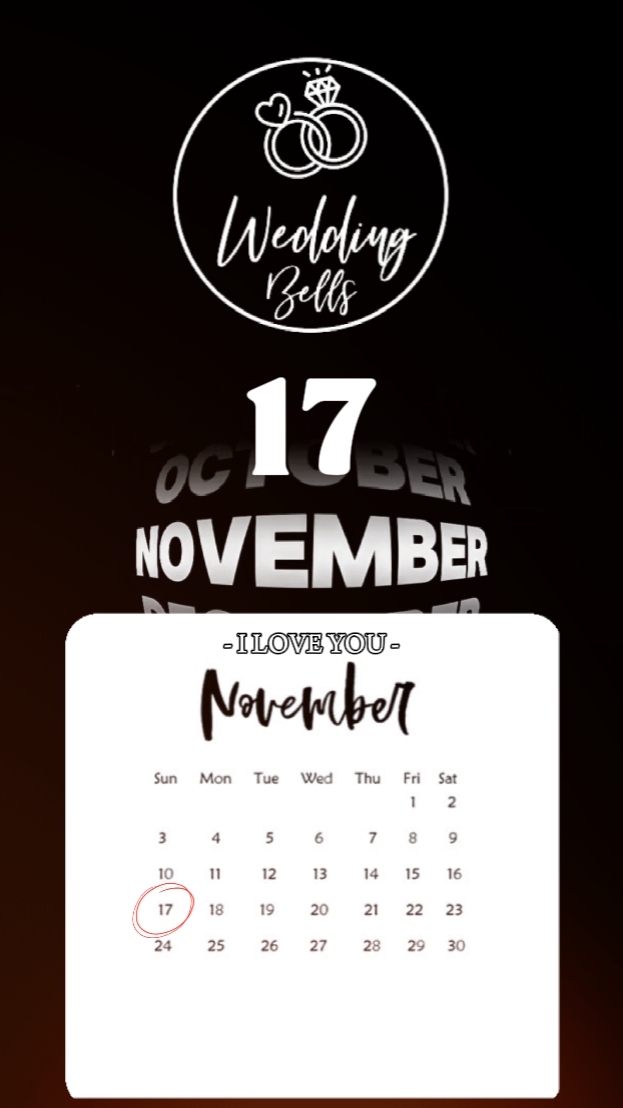 17 NOVEMBER WEDDING