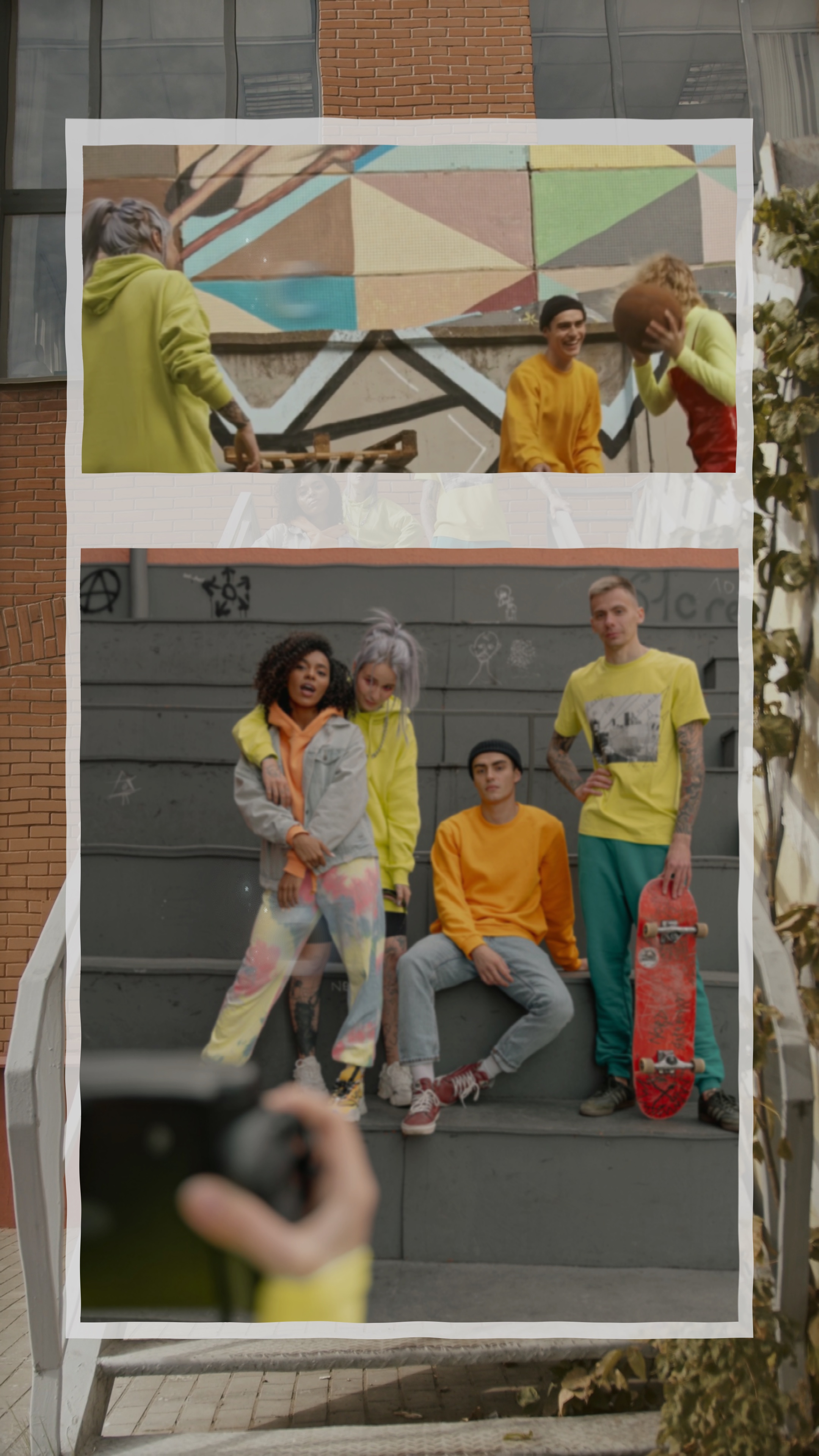 Exibição de produtos de roupas em um estilo TikTok de tarefa leve, fácil e aberta