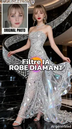 robe diamant
