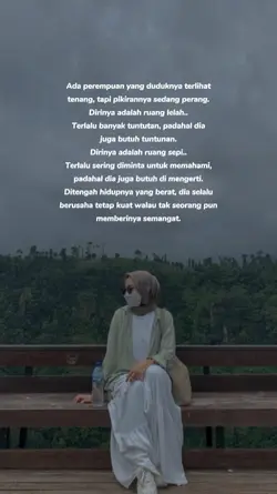 Terlihat tenang 