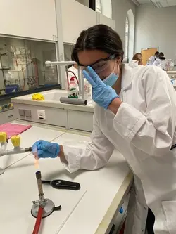 chemistry student