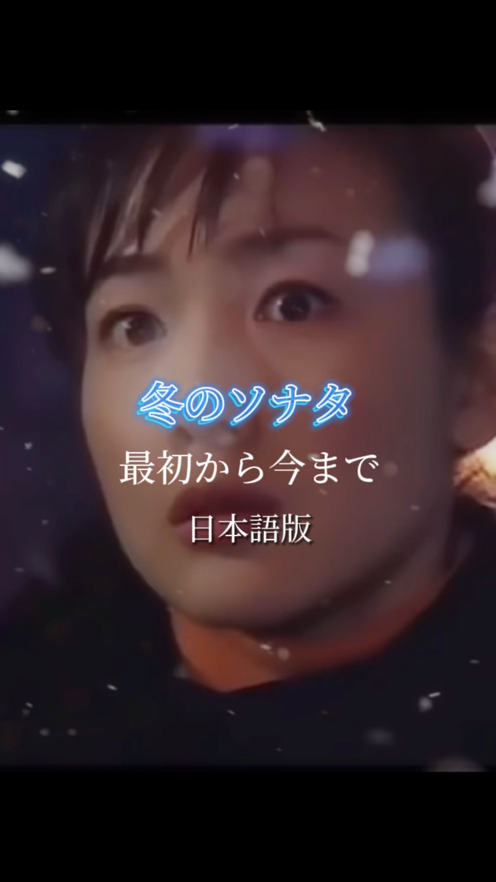 最初から今まで(冬のソナタ)