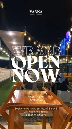 We Are Open