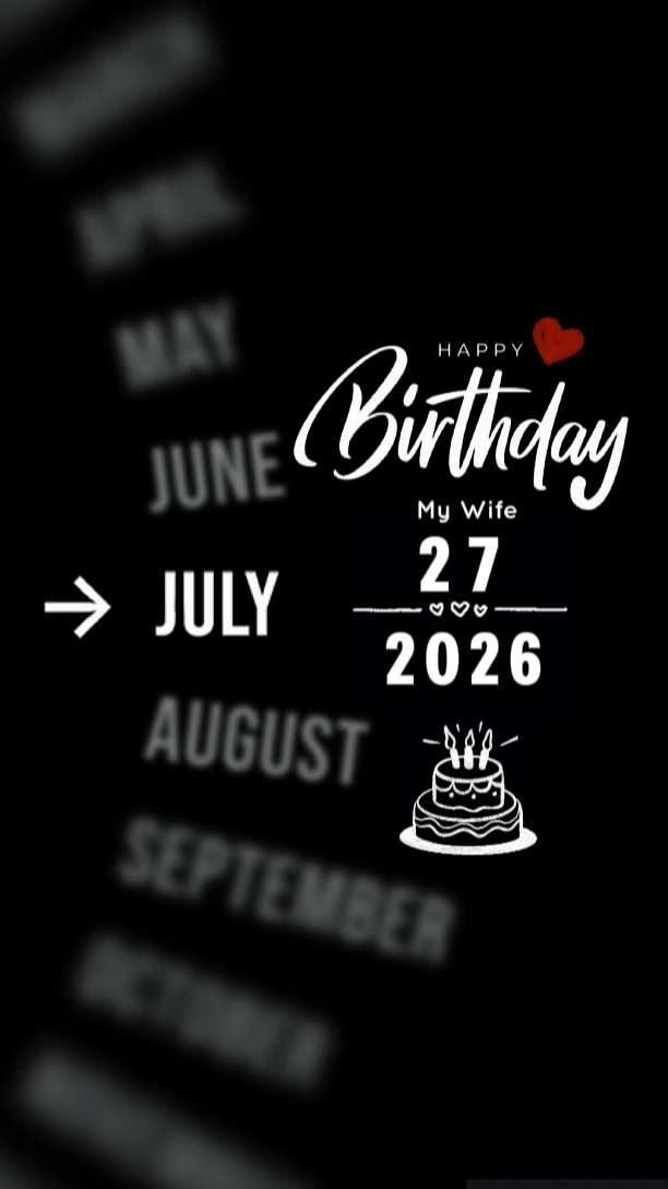 HBD ISTRI 27 JULI