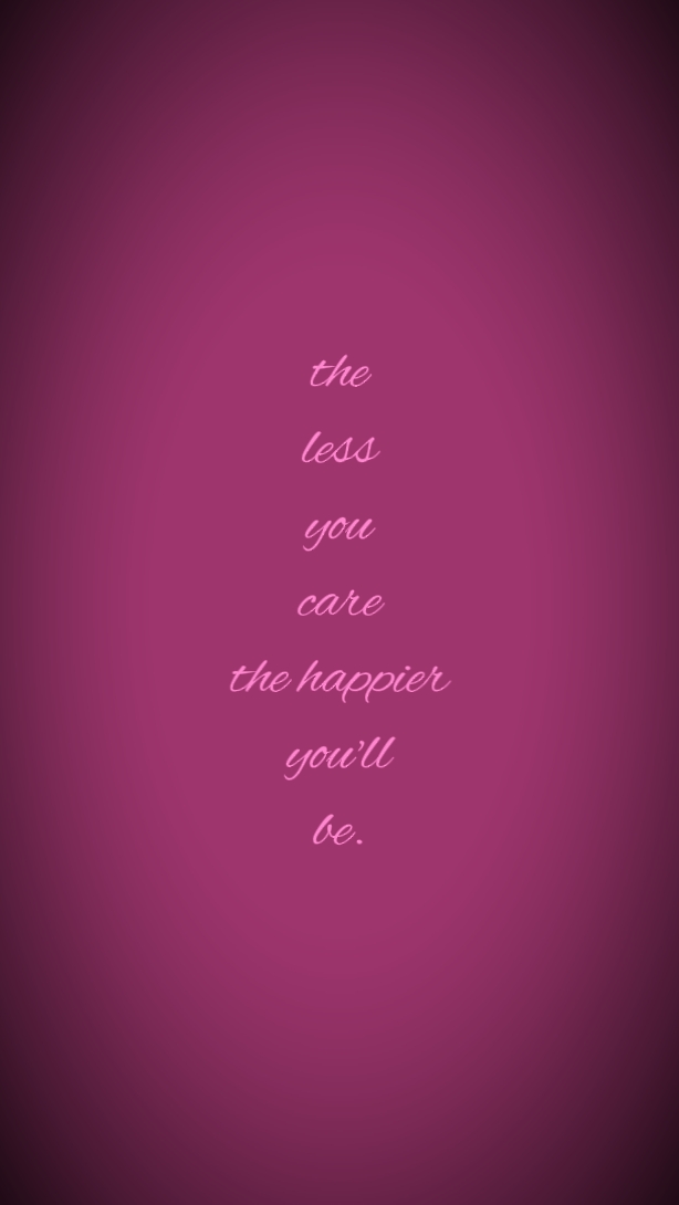 the happier youll be