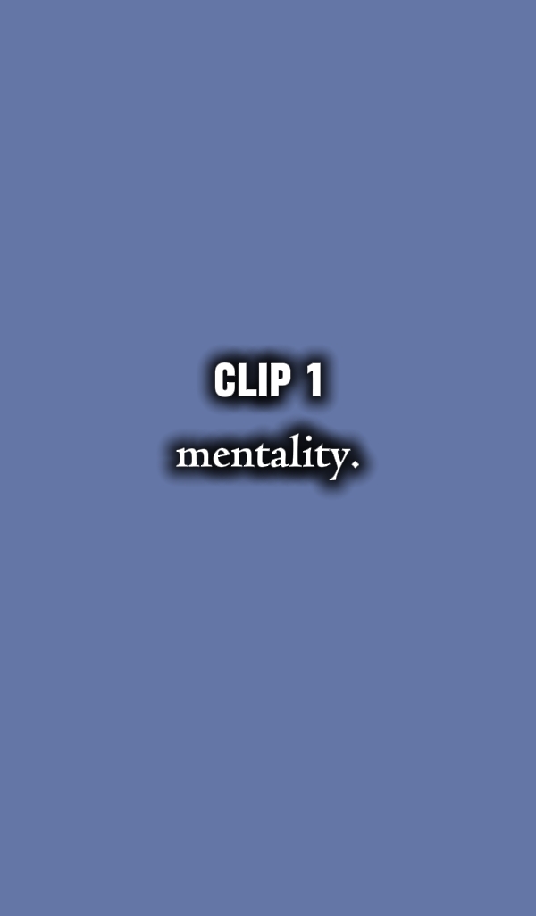 Mentalität clip1